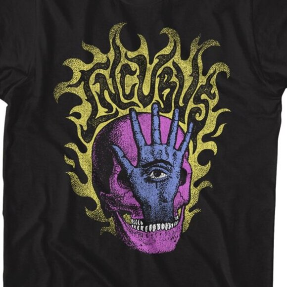 Incubus Skull Hand Album Shirt Rock Band Music Graphic Tee Vintage Concert - Picture 2 of 5